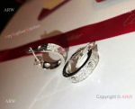 Fake Cartier Love 925 Sterling Silver Earring Diamond Earring